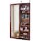 Mountain Home Coffee Brown Over-the-Door Jewelry Armoire